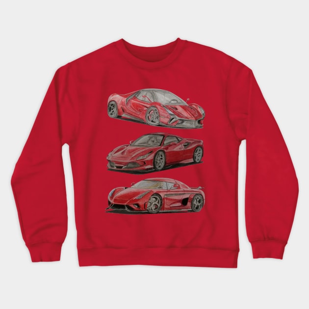 Automobiles Crewneck Sweatshirt by An.D.L.